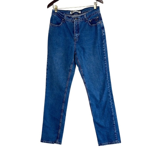 Vintage Harley-Davidson Y2K Straight Leg Jeans Blue Medium Wash Rigid 12 Long - Picture 13 of 13